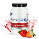 EnergyFirst grass-fed strawberry whey isolate bottle for post-workout fueling