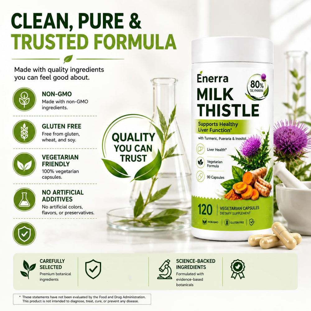Clover Collagen Enerra nutrition facts and ingredient panel for transparency