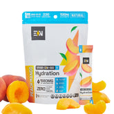 Engineered Nutrition sugar-free electrolyte peach mango packet front for on the go hydration
