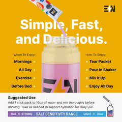 Engineered Nutrition sugar-free electrolyte tamarind packet ingredients showcase organic stevia sweetness