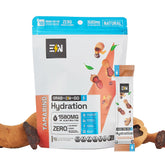 Engineered Nutrition sugar-free electrolyte tamarind packet closeup highlights tangy tamarind flavor and clean hydration