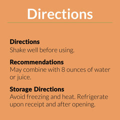 Immune support concept with Vitamin C liquid