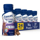 Ensure High Protein Milk Chocolate shake bottle, 8 oz, 24-pack