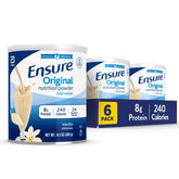 Ensure Original Vanilla Nutrition Powder 6-pack front view