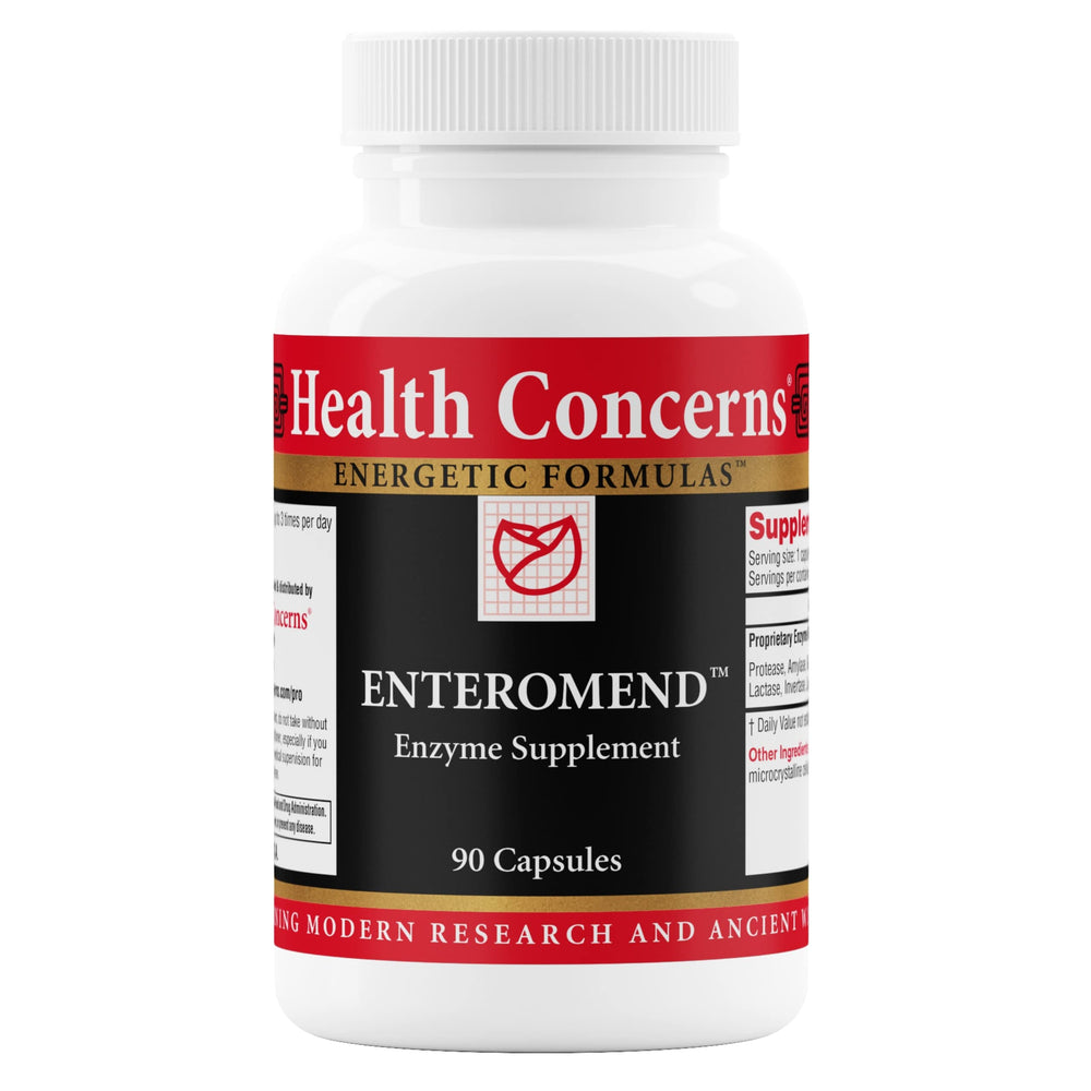Enteromend product hero image with 90 capsules bottle