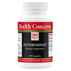 Enteromend product hero image with 90 capsules bottle