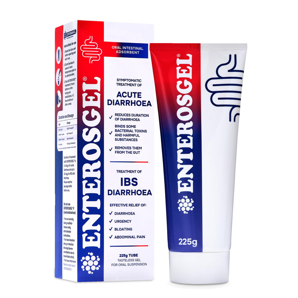 Enterosgel 225 g tube detoxification pack shot for home-use convenience.