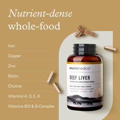 Lifestyle image showing a person taking a supplement capsule