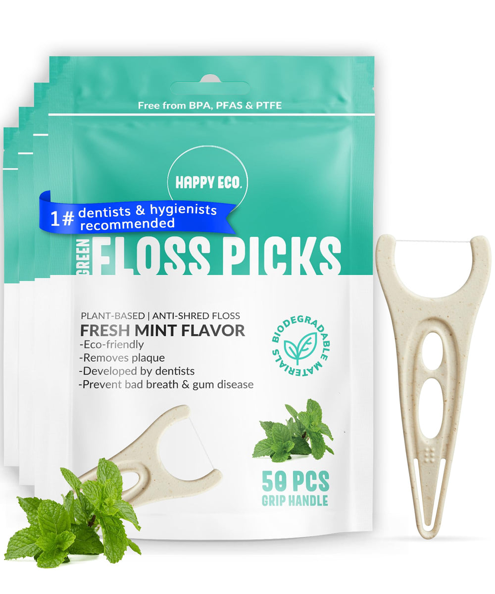 Environmentally friendly floss picks for all ages