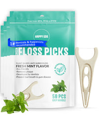 Environmentally friendly floss picks for all ages