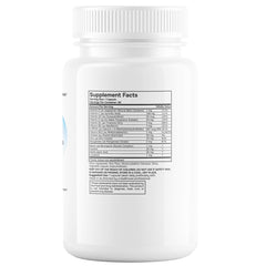 Nutrition facts label and packaging of envitamin supplement