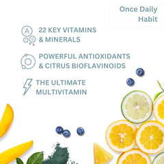 Fruit and vegetable blend illustration