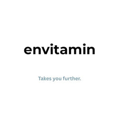 Envitamin bottle in packaging with scoop