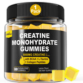 EnvyCure Creatine Gummies packaging with lemon flavor