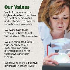 Probiotic compatibility and colon support statements on label