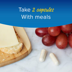 Natural Apple Cider Vinegar based capsule bottle on white background