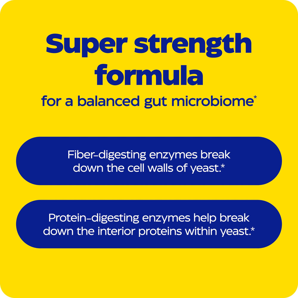 Close-up of Candidase enzyme blends