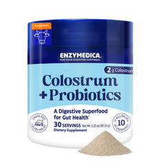 Enzymedica Colostrum Powder with Probiotics bottle – 30 servings