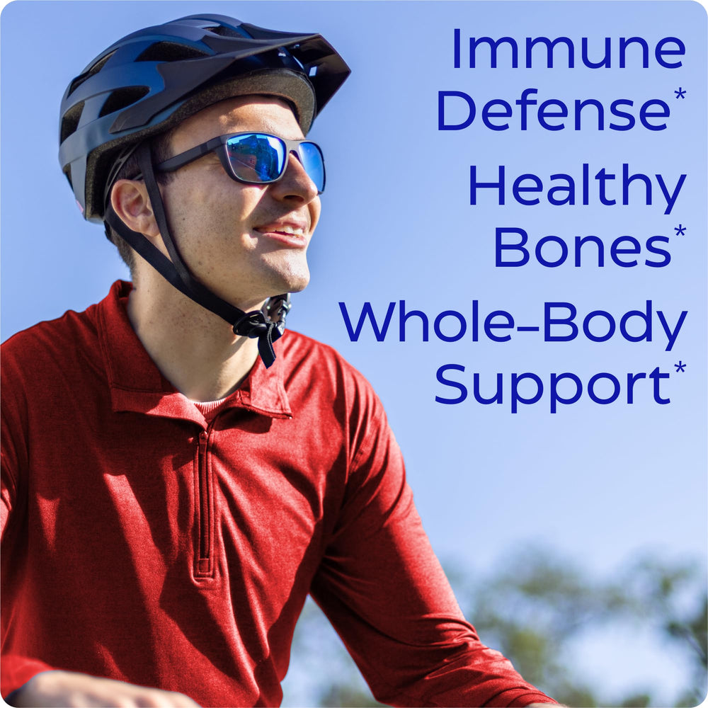 Close-up of Enzymedica D3+K2 vegan capsules