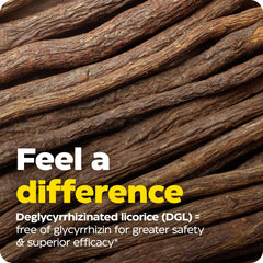 Serving suggestion showing 2 gummies before a meal