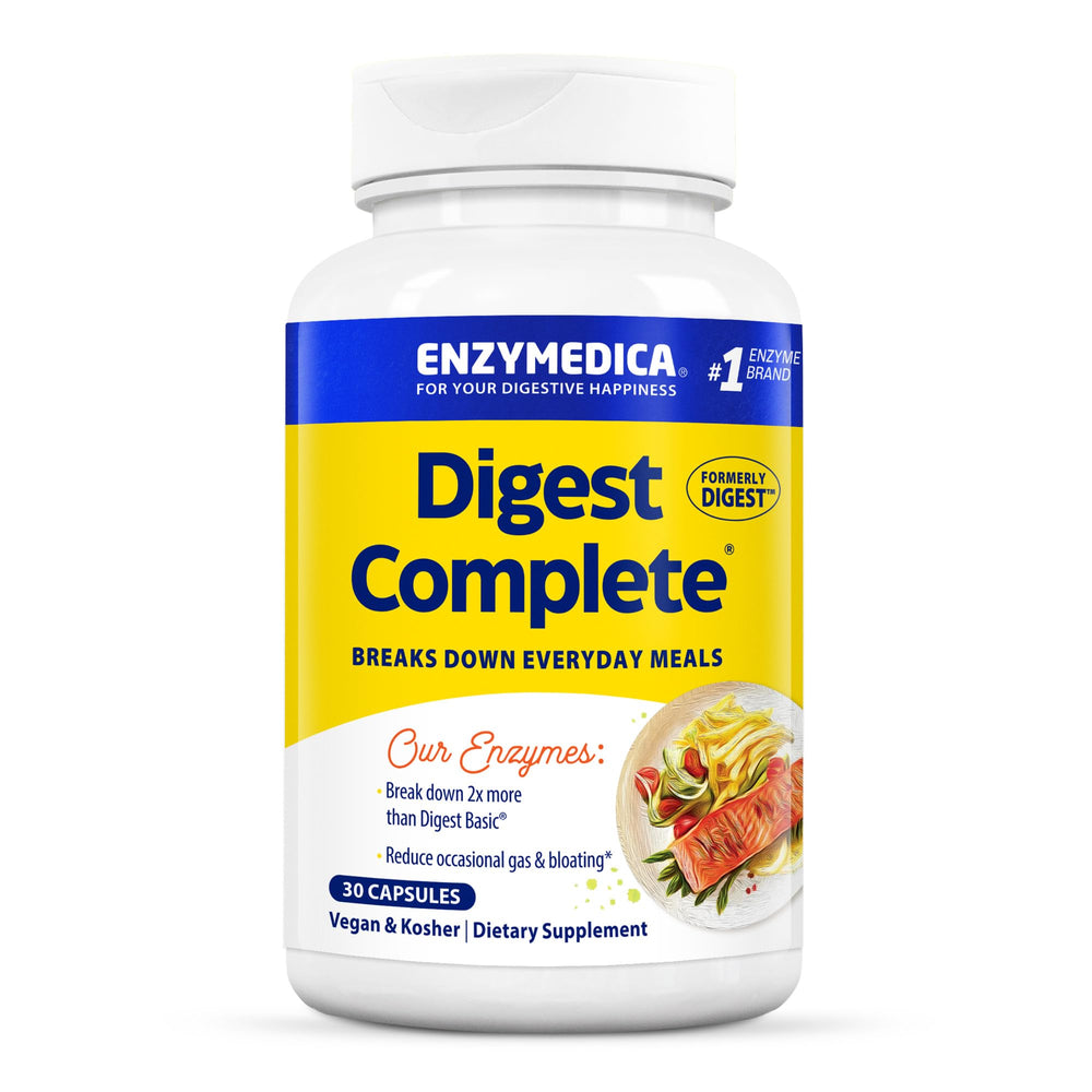 Enzymedica Digest bottle with Complete Digestive Enzyme Formula label