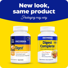 Enzymedica Digest packaging with Full-Range emphasis