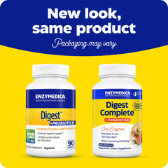 Nutrition label for Digest Complete + Probiotics