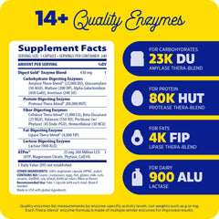 Enzymedica Digest Gold ATPro packaging emphasizes ATPro blend and supplement benefits.