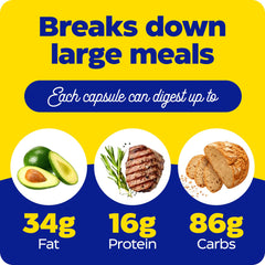 Digest Gold bottle label emphasizing gluten-free and vegan certifications