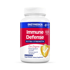 Enzymedica Immune Defense Extra Strength bottle front label