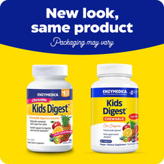 Close-up of Enzymedica Kids Digest bottle
