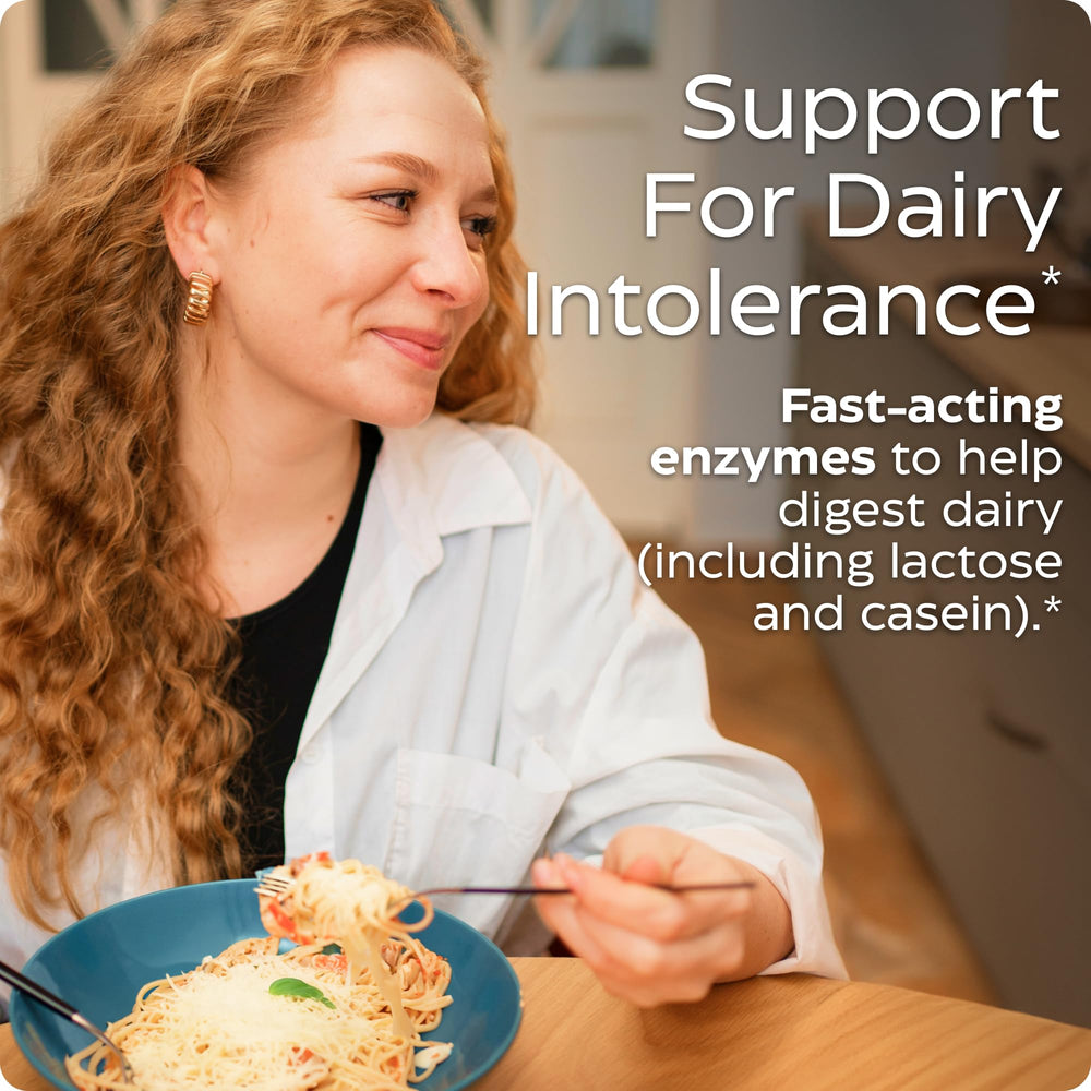 Lactase enzyme strength 5,000 ALU label on bottle