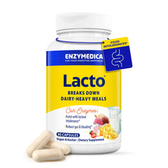 Enzymedica Lacto bottle with 90 capsules