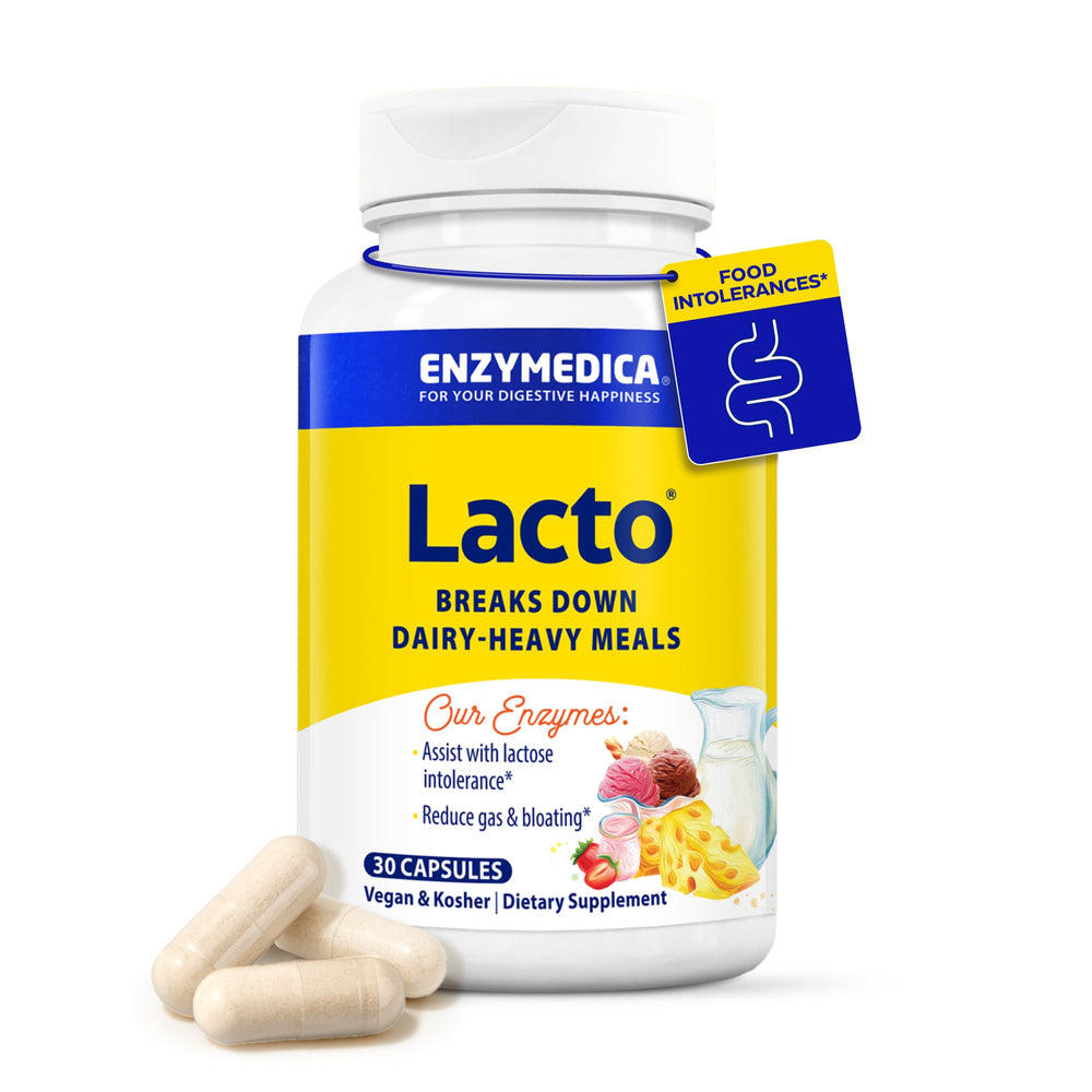 Enzymedica Lacto bottle with capsules