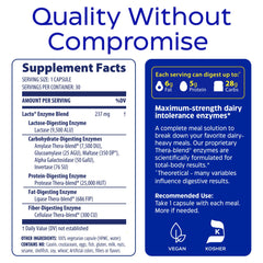 Usage instructions for Enzymedica Lacto capsules