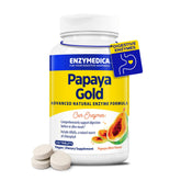 Bottle and label of Enzymedica Papaya Gold digestive enzyme supplement