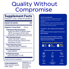 Vegan and Kosher certification icons on VeggieGest packaging