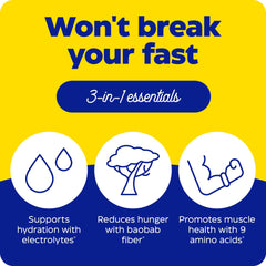 Keto-friendly intermittent fasting drink mix