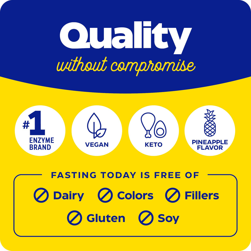 24-serving container of Enzymedica Fasting Today