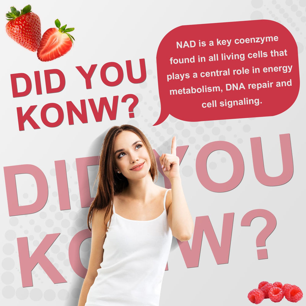 Ingredients: Nicotinamide Riboside, Resveratrol, Quercetin, PQQ