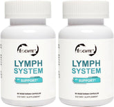 EOCUTE Lymph System Support bottle label - front view