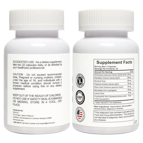 EOCUTE Lymph System Support bottle with capsules