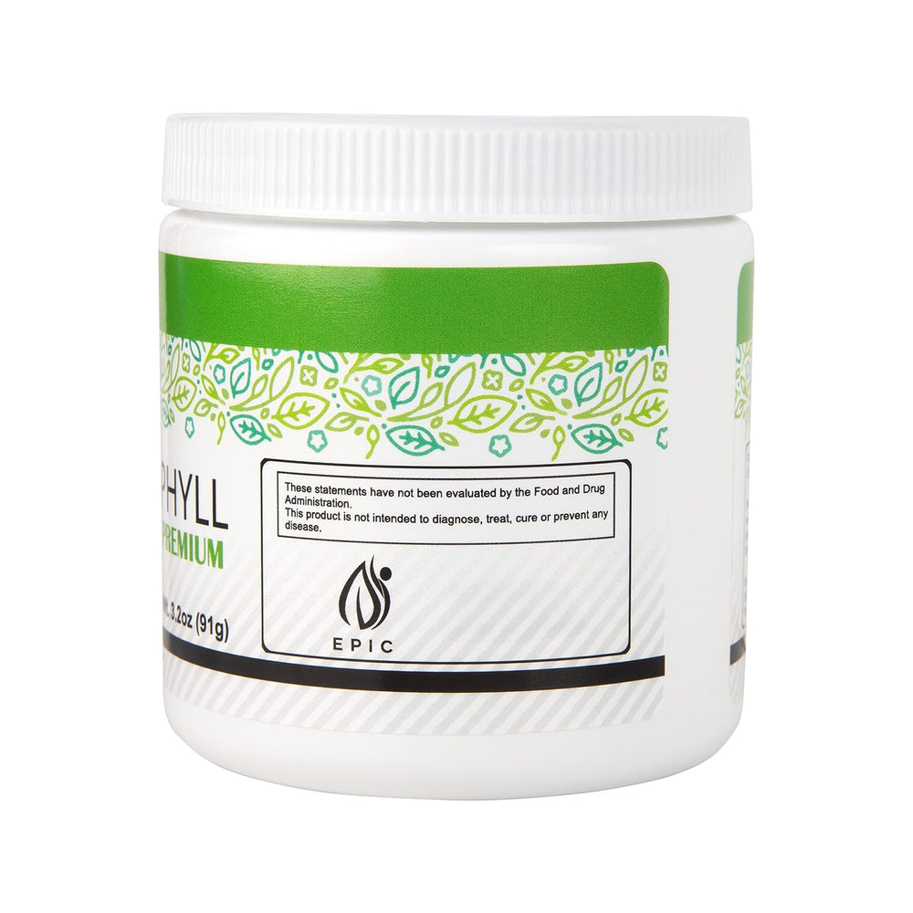 Prepared daily serving of chlorophyll drink ready to enjoy