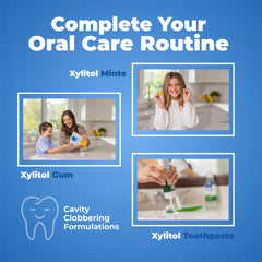 Suggested pairing with Epic xylitol gum or mints