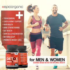 Front view of product packaging and label