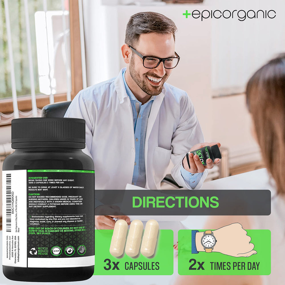 Another close-up of Epic Organicum detox capsules