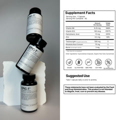 EPIC-T daily routine setup demonstrates vegan, non-GMO wellness support