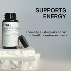 EPIC-T vegetarian capsules ready for daily routine and focus support