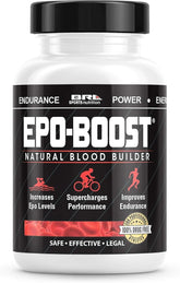 EPO-Boost bottle-front shows energy and endurance support for training.