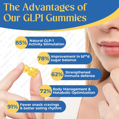 Eqeeken GLP-1 Gummies Akkermansia probiotic scene emphasizes gut health and nutrient absorption